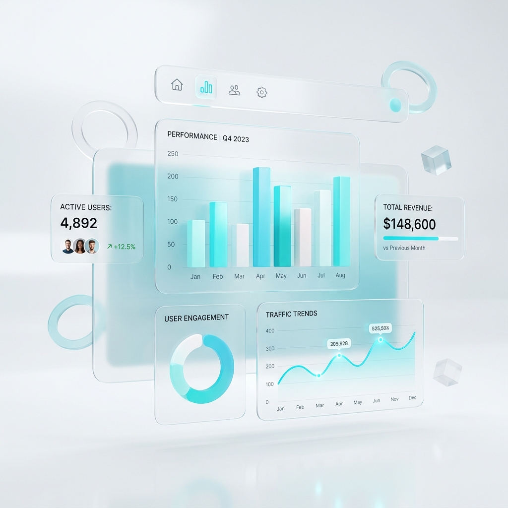 Dashboard del programa de contabilidad para pymes NeuroConta